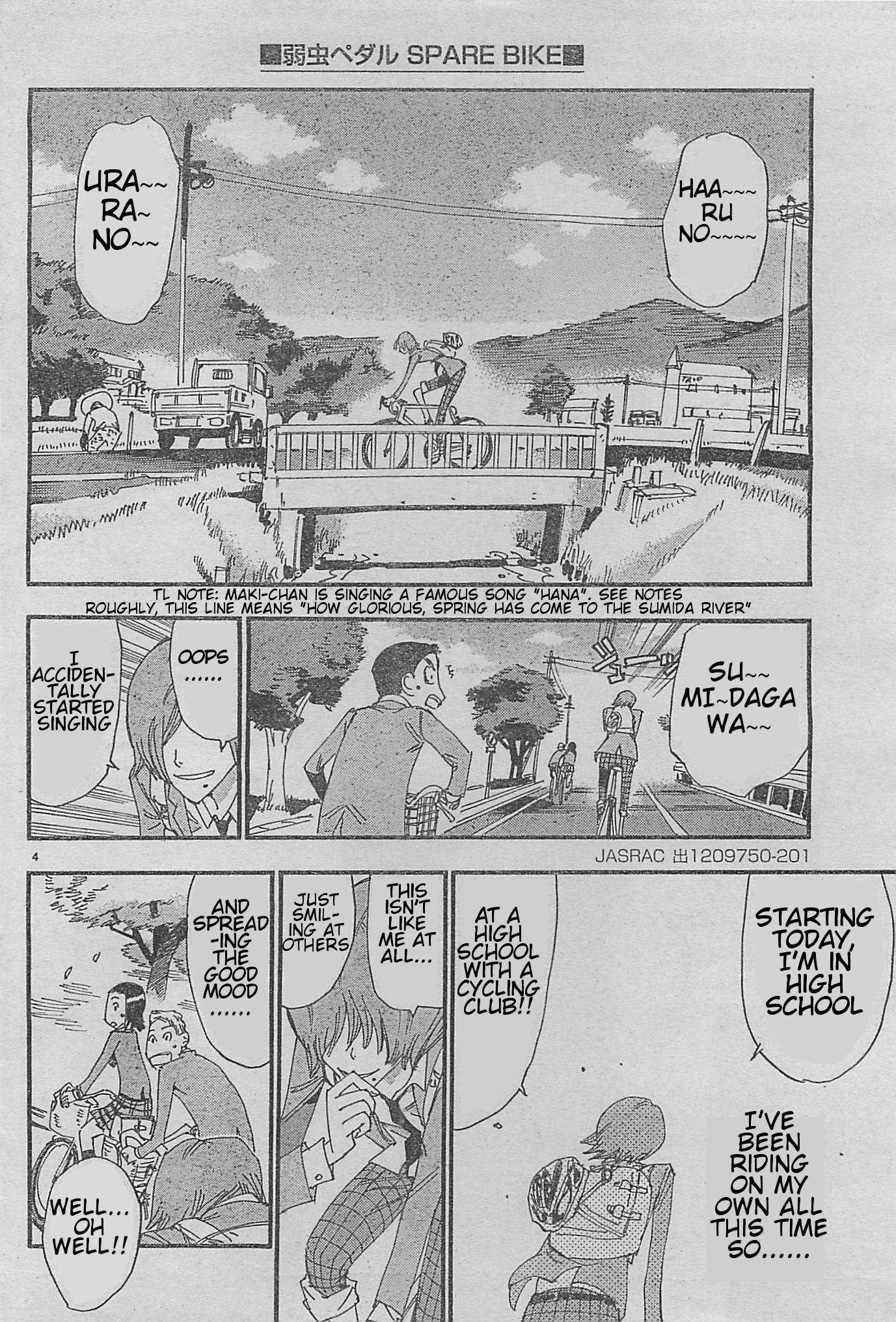Yowamushi Pedal Chapter 103.1 page 11 - Chapter 103.001