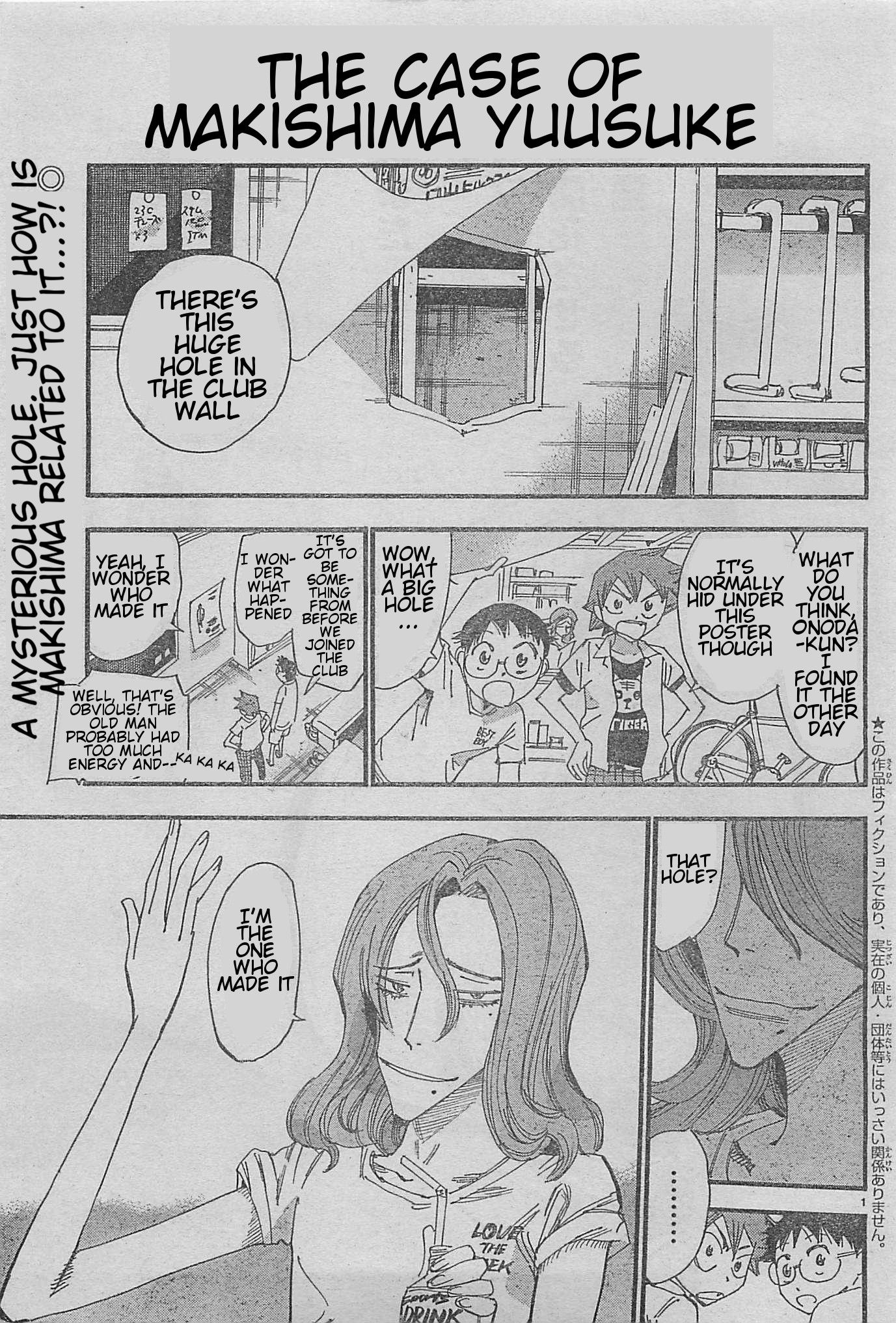 Yowamushi Pedal Chapter 103.1 page 9 - Chapter 103.001