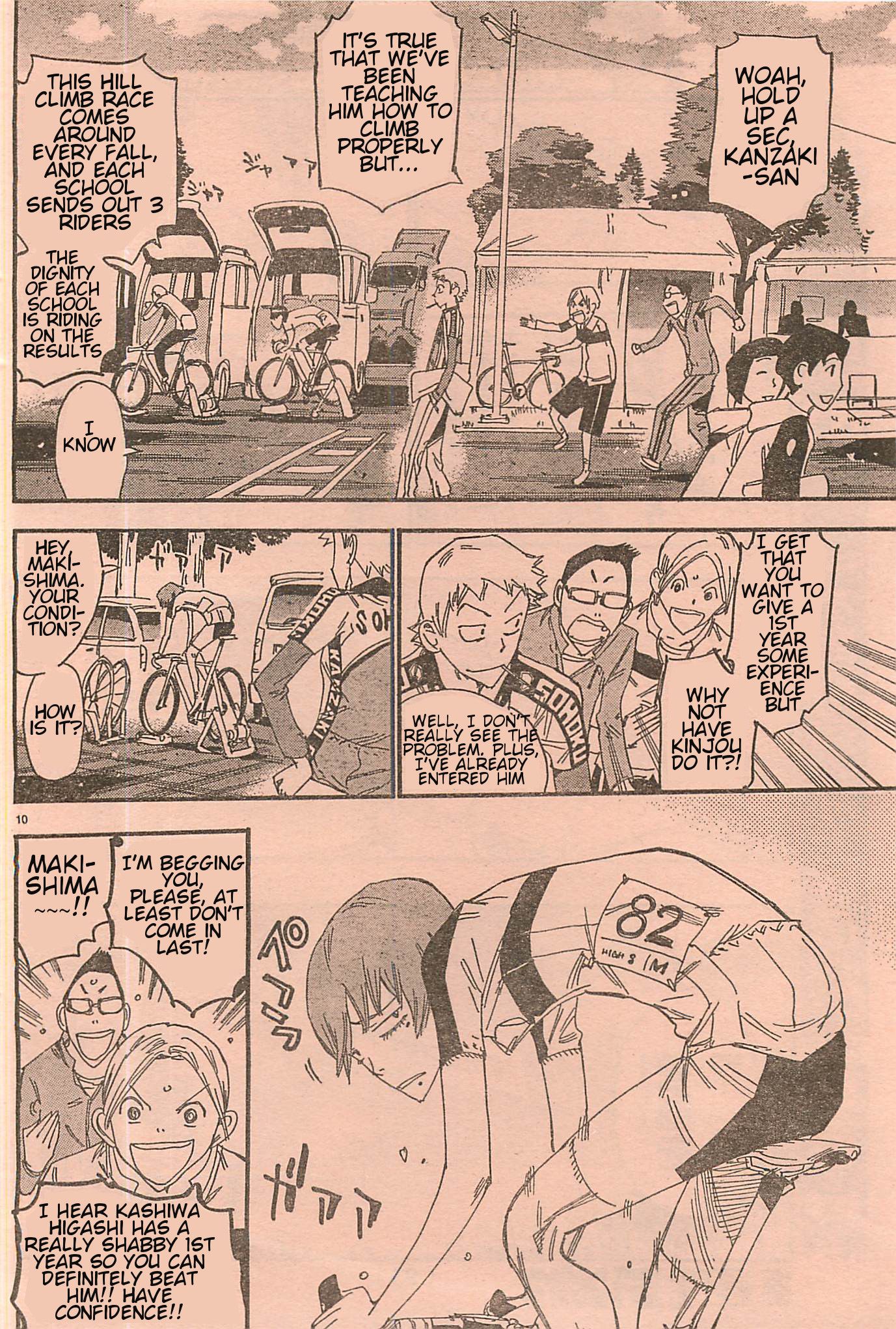 Yowamushi Pedal Chapter 103.003 page 10 - Chapter 103.003
