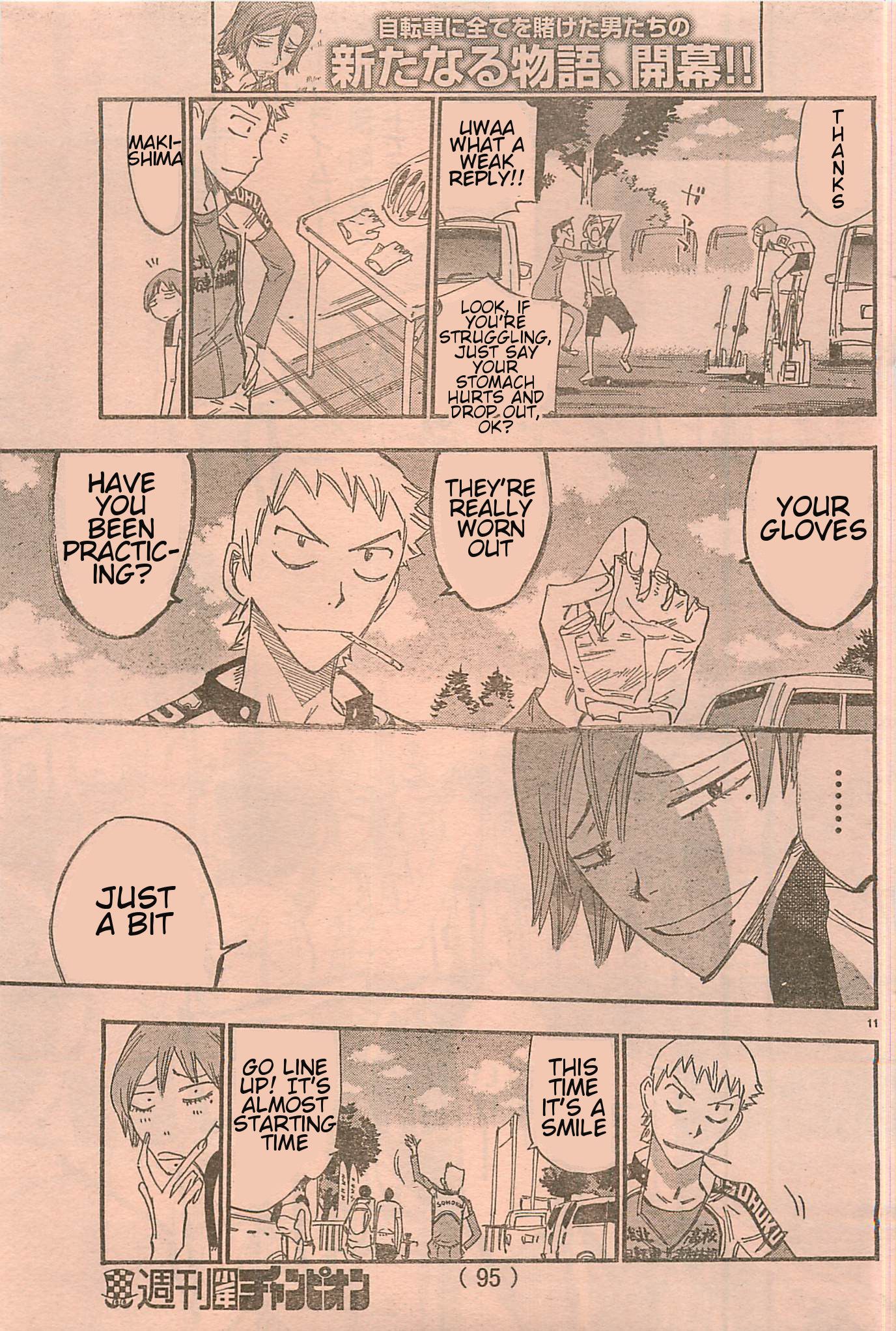 Yowamushi Pedal Chapter 103.003 page 11 - Chapter 103.003