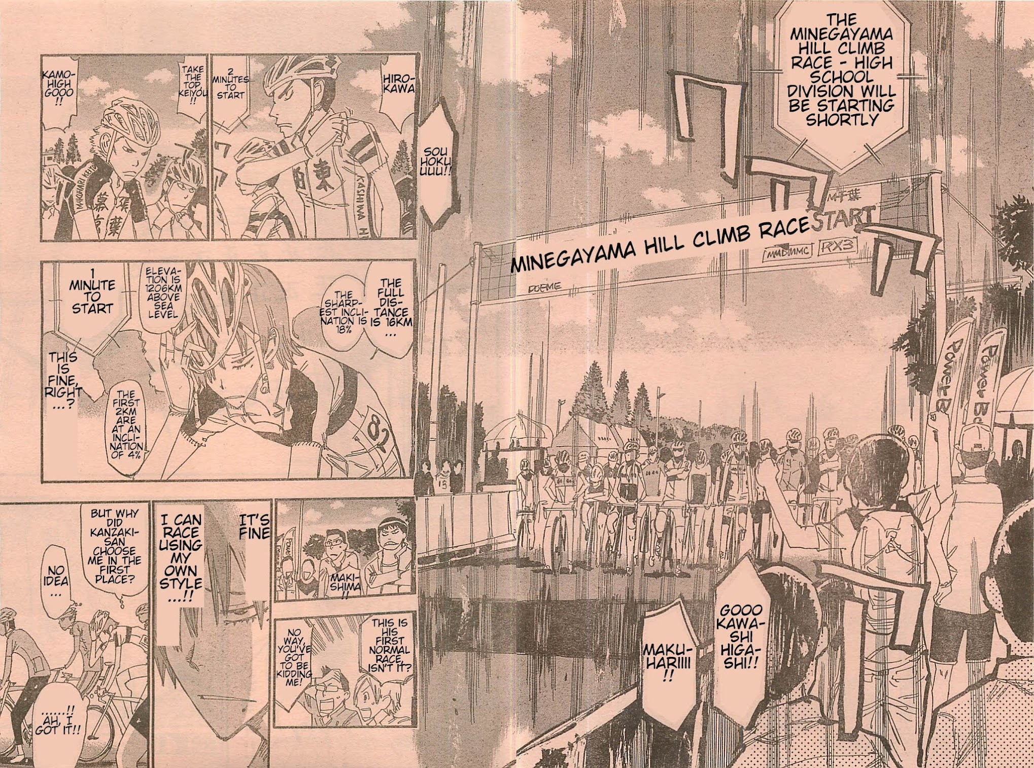 Yowamushi Pedal Chapter 103.003 page 12 - Chapter 103.003
