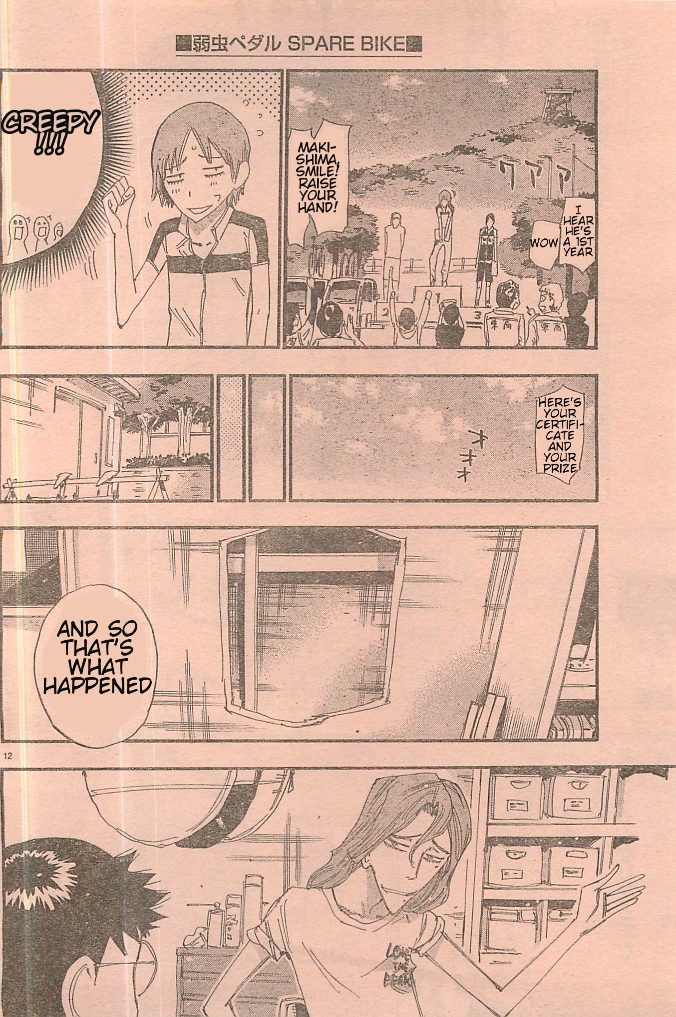 Yowamushi Pedal Chapter 103.4 page 10 - Chapter 103.004