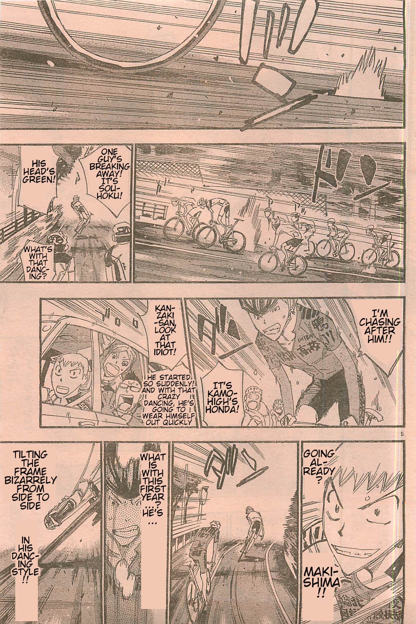 Yowamushi Pedal Chapter 103.4 page 4 - Chapter 103.004