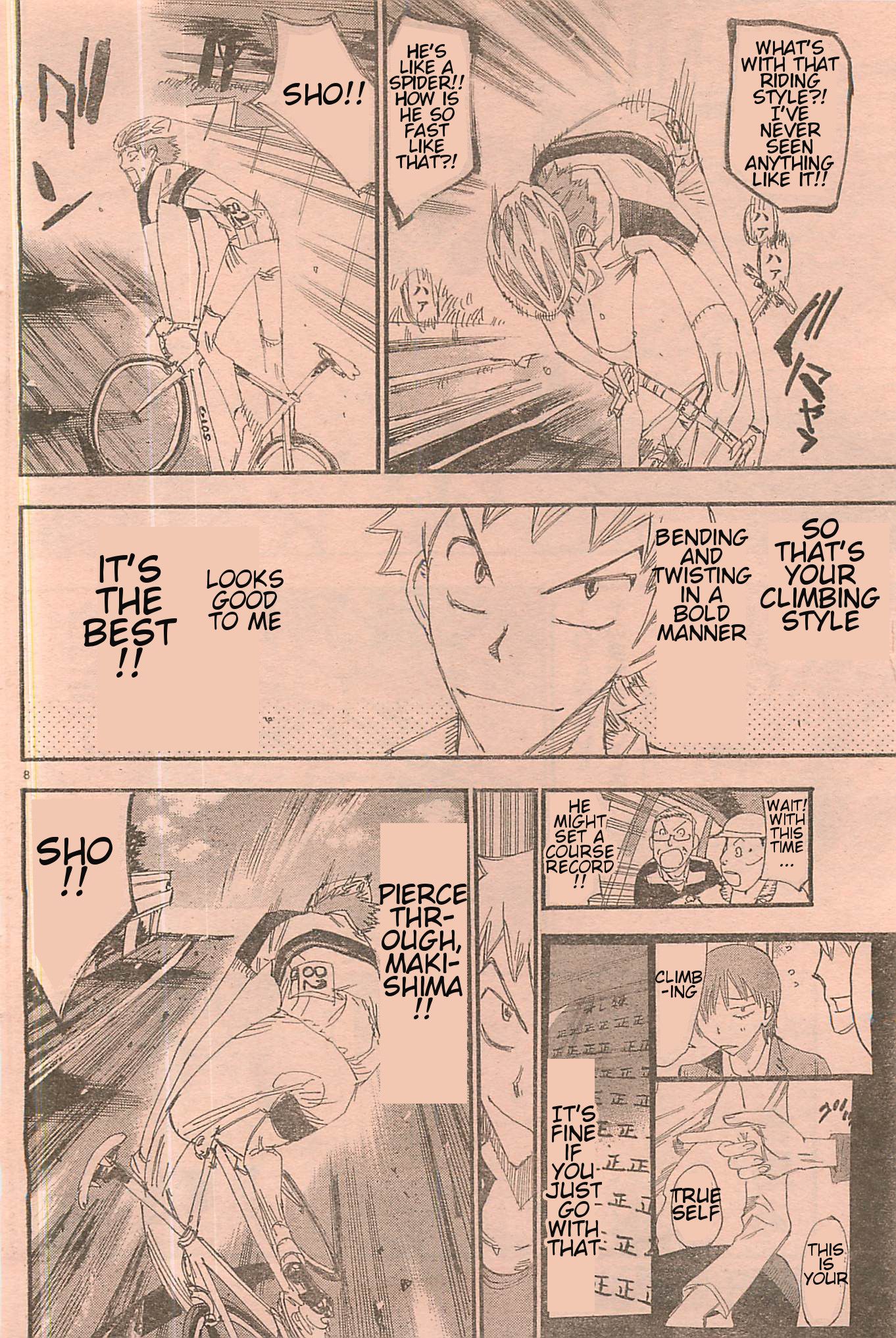 Yowamushi Pedal Chapter 103.4 page 7 - Chapter 103.004