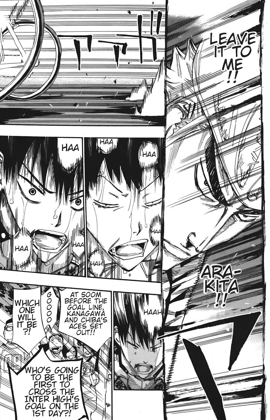 Yowamushi Pedal Chapter 105 page 17 - Chapter 105: Imaizumi Rages