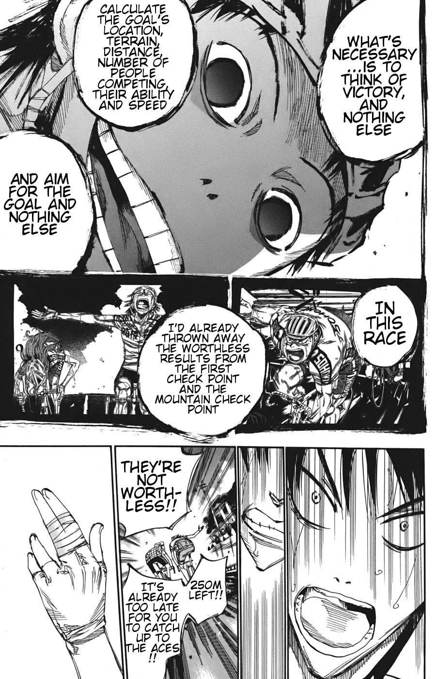 Yowamushi Pedal Chapter 106 page 14 - Chapter 106: Kyouto #91:Midousuji