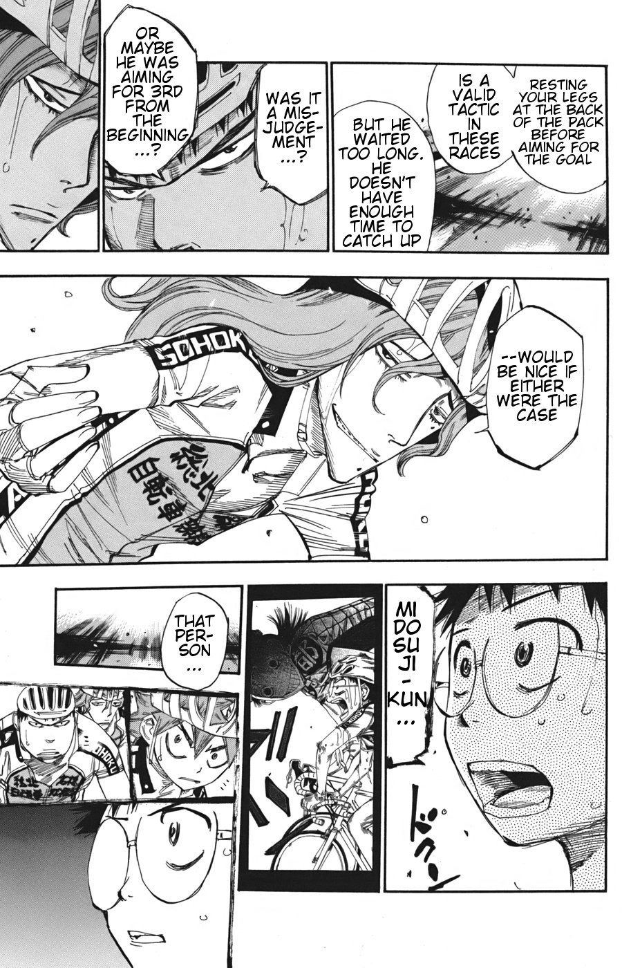 Yowamushi Pedal Chapter 106 page 4 - Chapter 106: Kyouto #91:Midousuji