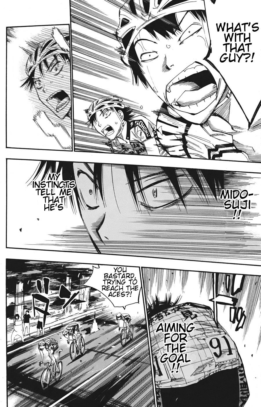 Yowamushi Pedal Chapter 106 page 6 - Chapter 106: Kyouto #91:Midousuji
