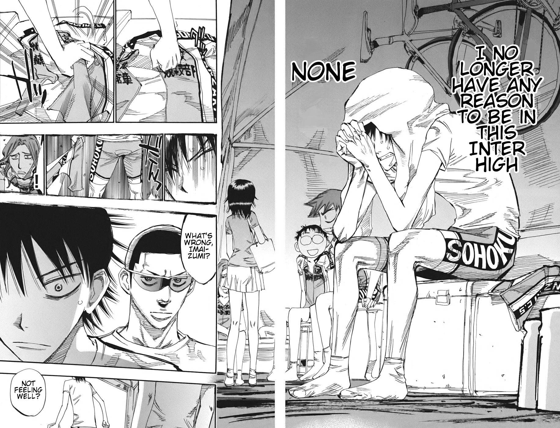 Yowamushi Pedal Chapter 110 page 14 - Chapter 110: Darkening