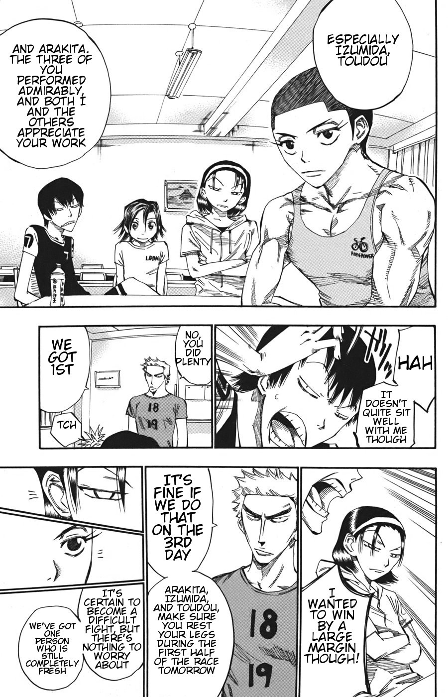 Yowamushi Pedal Chapter 110 page 18 - Chapter 110: Darkening