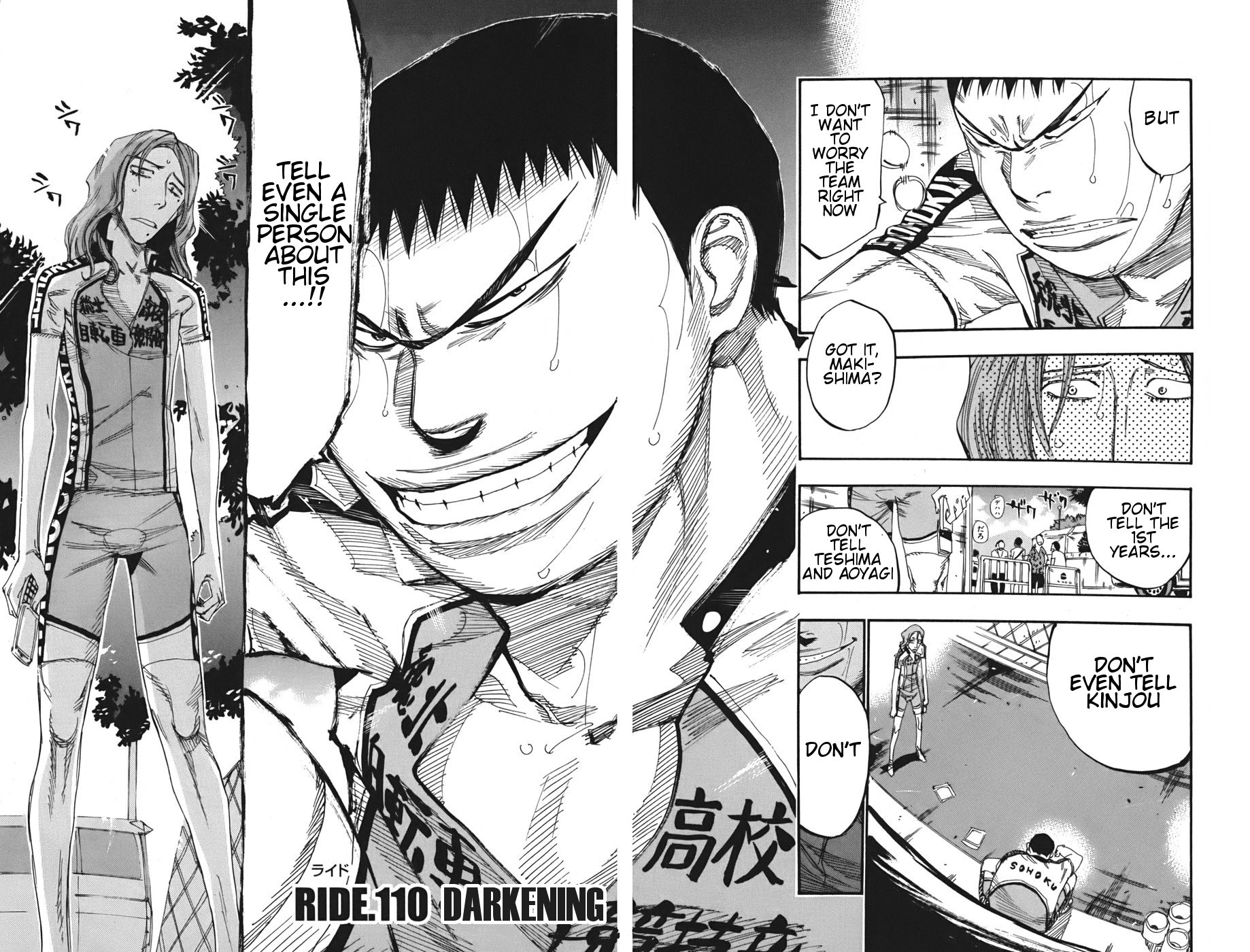Yowamushi Pedal Chapter 110 page 3 - Chapter 110: Darkening