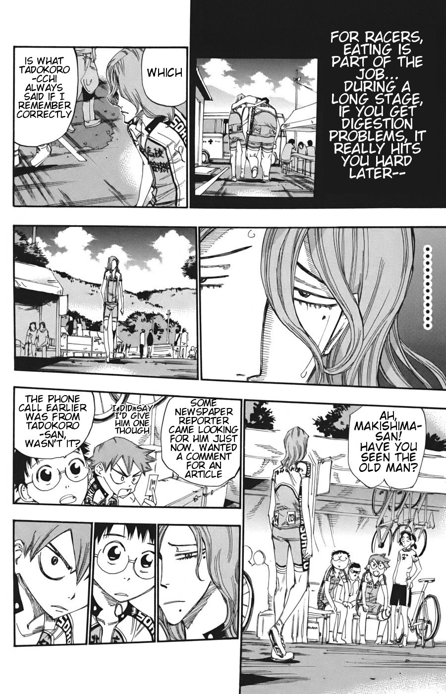 Yowamushi Pedal Chapter 110 page 6 - Chapter 110: Darkening