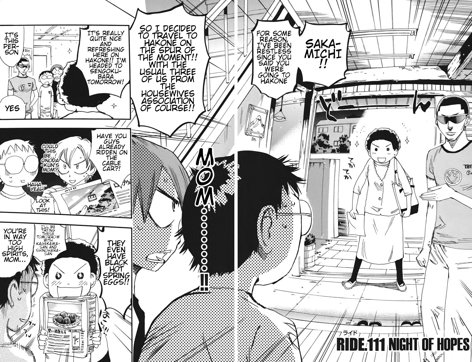 Yowamushi Pedal Chapter 111 page 7 - Chapter 111: Night of Hopes