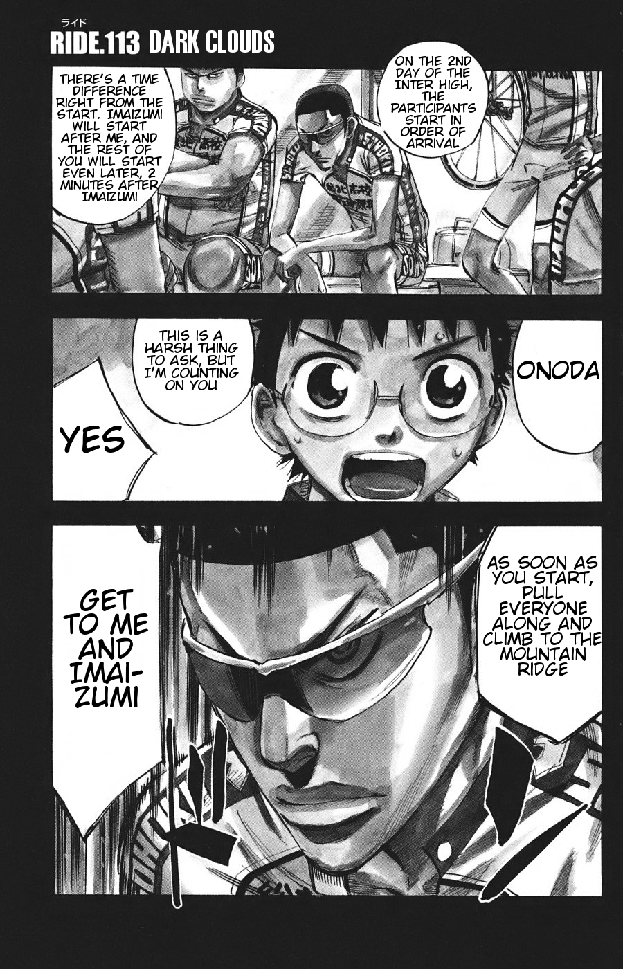 Yowamushi Pedal Chapter 113 page 5 - Chapter 113: Dark Clouds