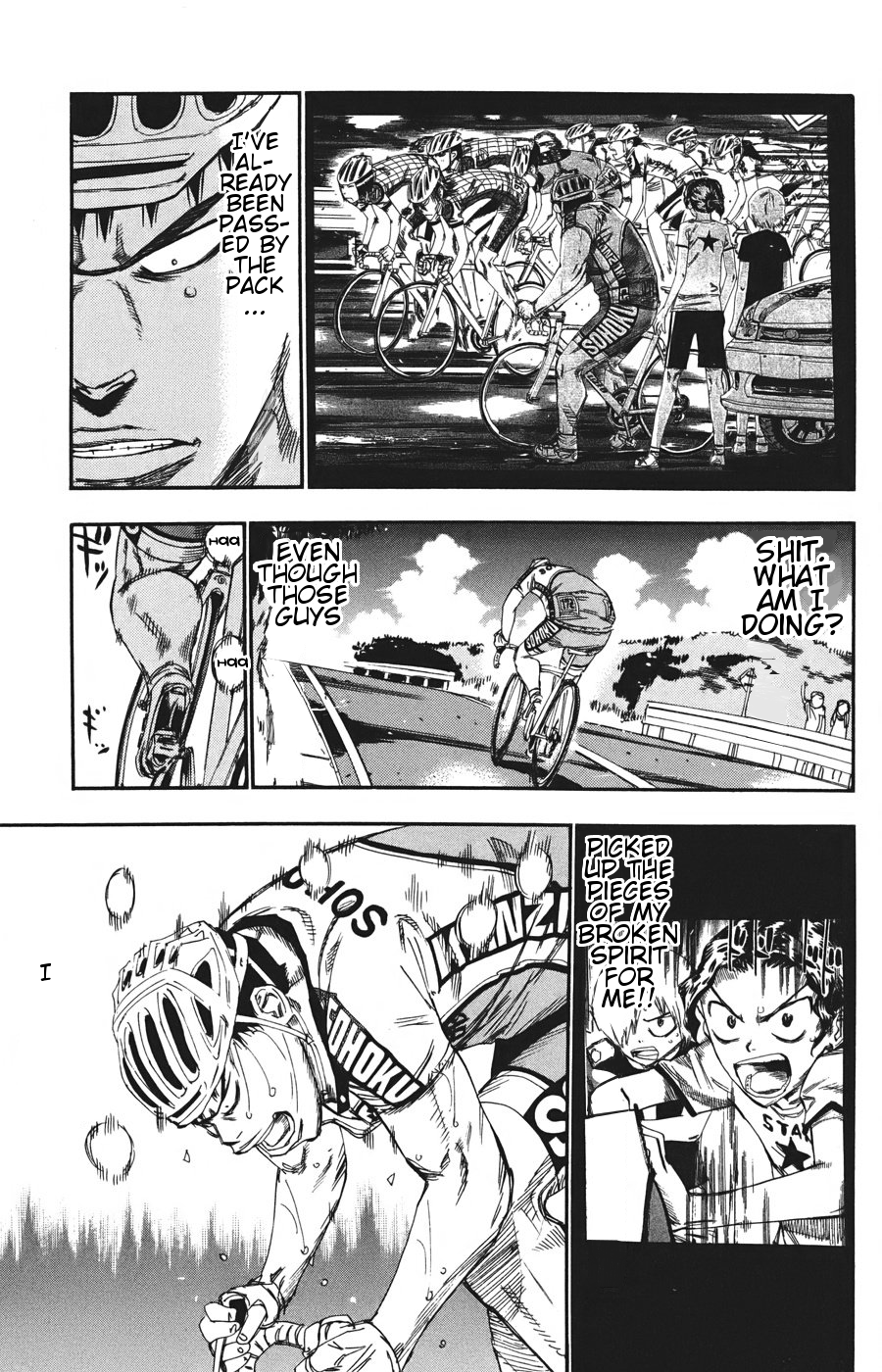 Yowamushi Pedal Chapter 115 page 10 - Chapter 115: Tadokoro, Sinking