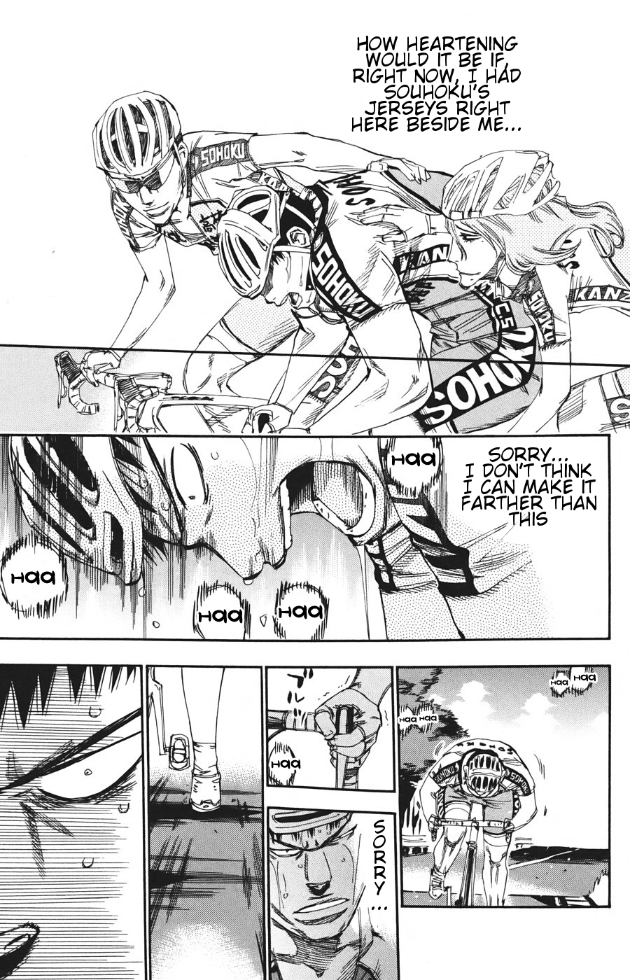 Yowamushi Pedal Chapter 115 page 17 - Chapter 115: Tadokoro, Sinking