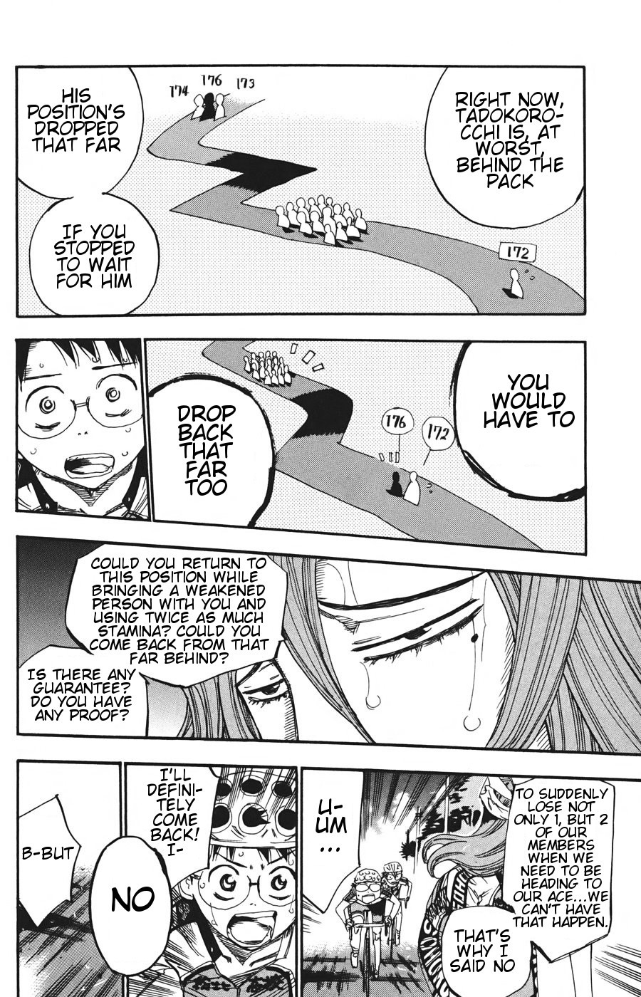 Yowamushi Pedal Chapter 115 page 5 - Chapter 115: Tadokoro, Sinking