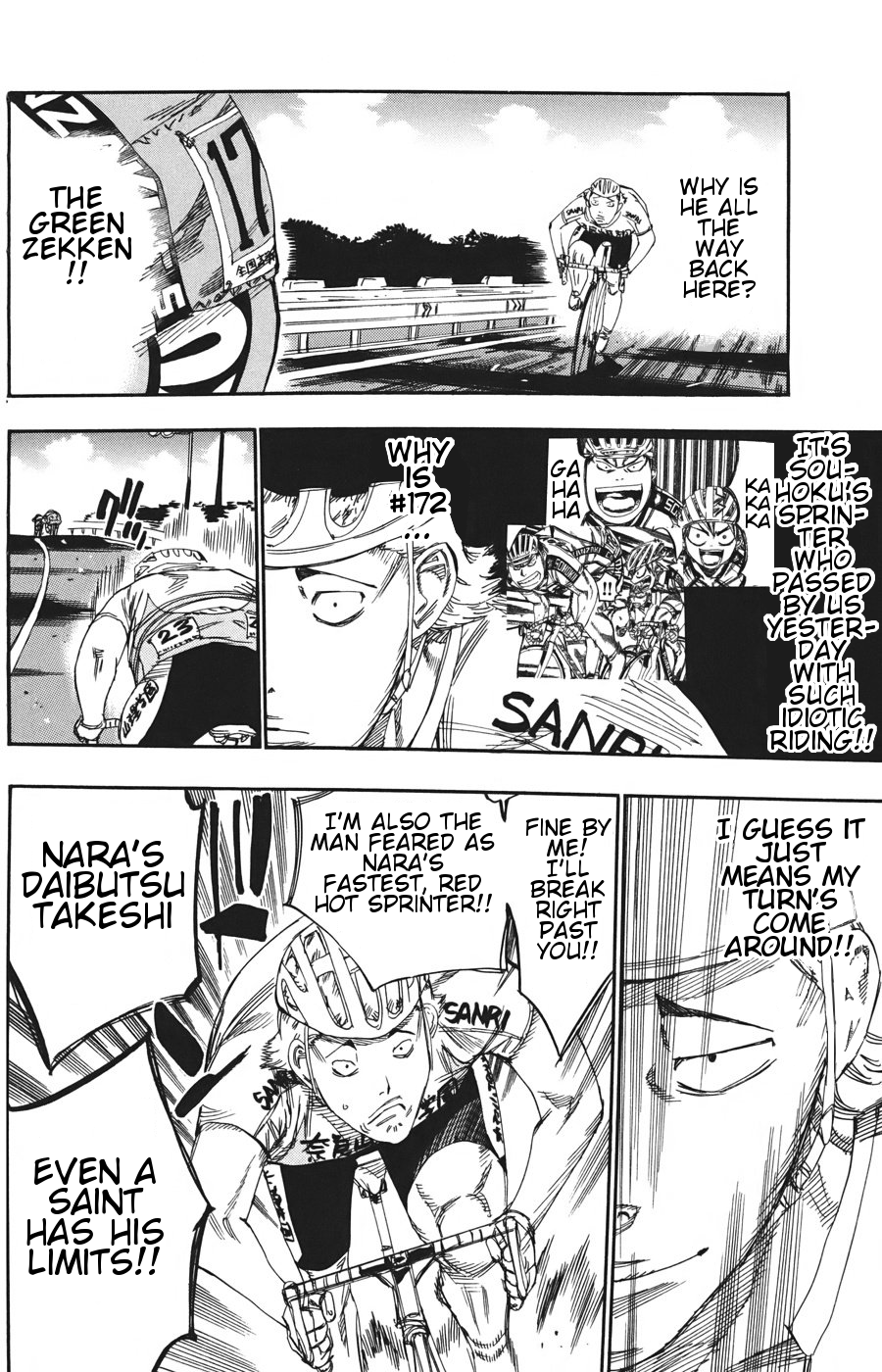 Yowamushi Pedal Chapter 116 page 17 - Chapter 116: Here Comes Sakamichi