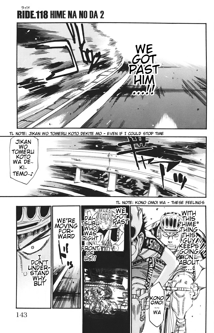 Yowamushi Pedal Chapter 117 page 23 - Chapter 117: Hime Na No Da