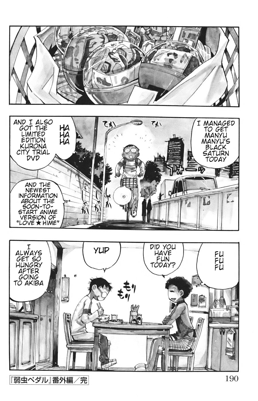Yowamushi Pedal Chapter 119.5 page 8 - Chapter 119.5: Extra Story