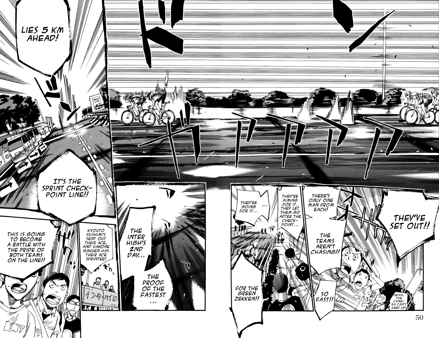 Yowamushi Pedal Chapter 122 page 5 - Chapter 122: Hakogaku #4