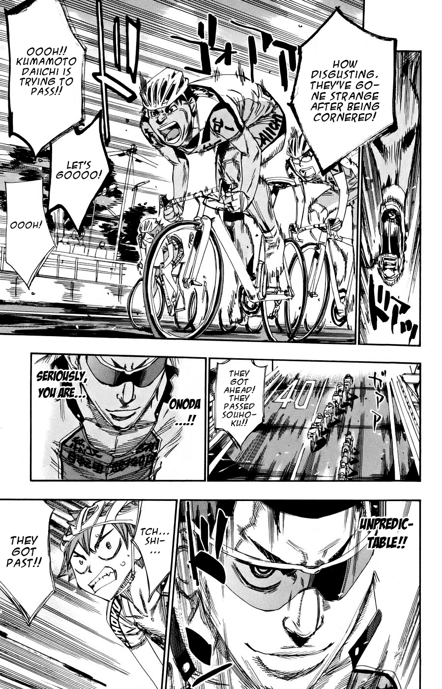 Yowamushi Pedal Chapter 124 page 12 - Chapter 124: Souhoku's Disadvantage