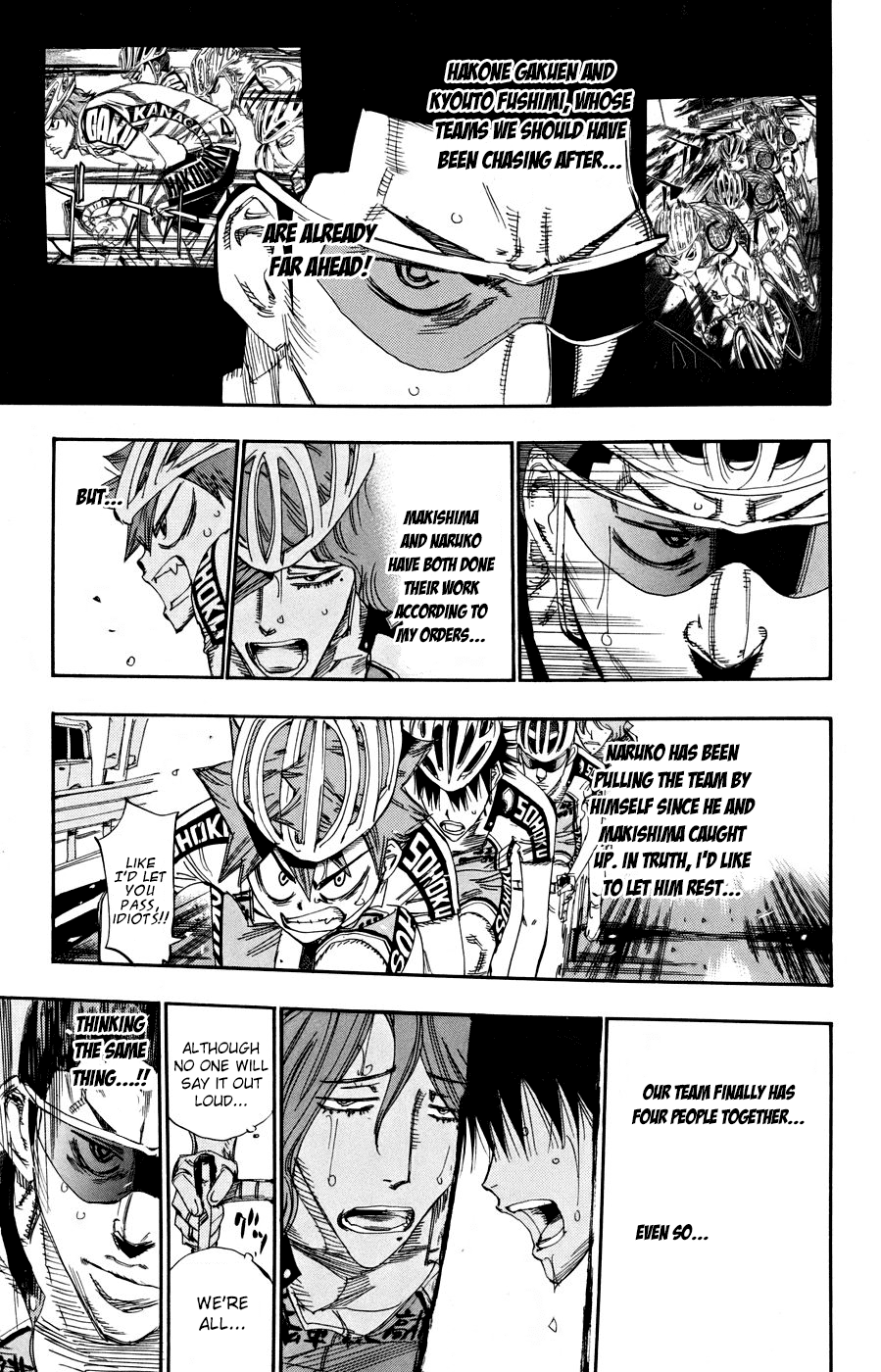 Yowamushi Pedal Chapter 124 page 4 - Chapter 124: Souhoku's Disadvantage