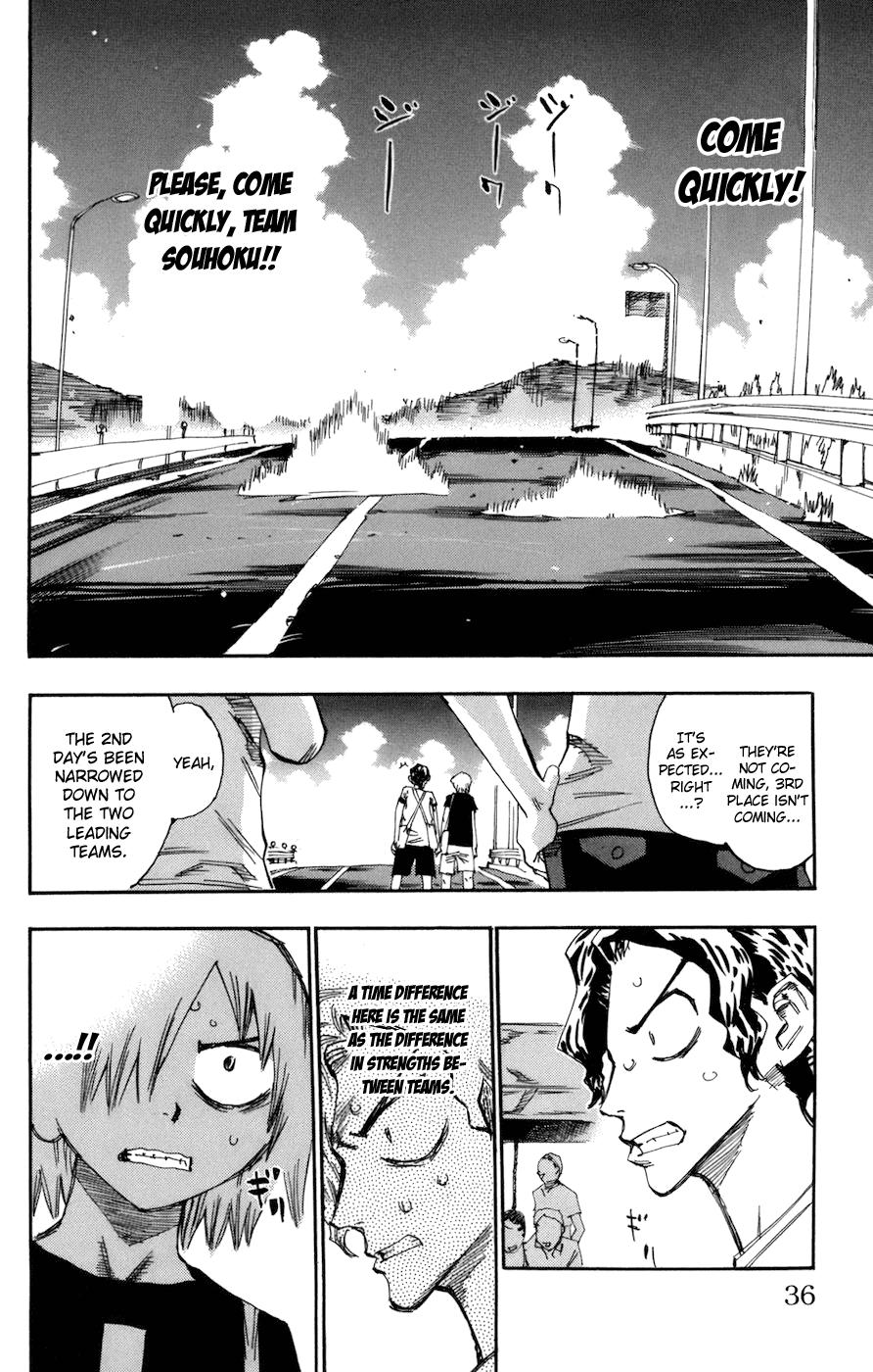 Yowamushi Pedal Chapter 130 page 8 - Chapter 130: The Second Half of the Battle