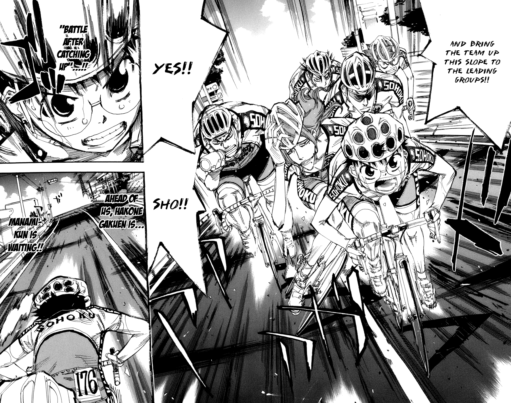 Yowamushi Pedal Chapter 132 page 12 - Chapter 132: Souhoku, Together!!