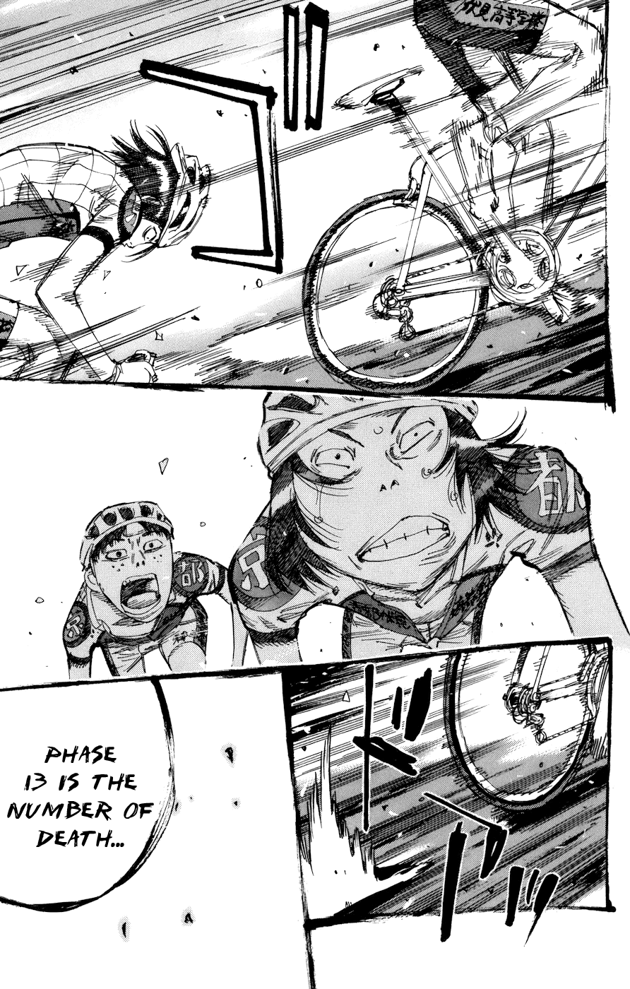 Yowamushi Pedal Chapter 133 page 14 - Chapter 133: The End of the Sprinters