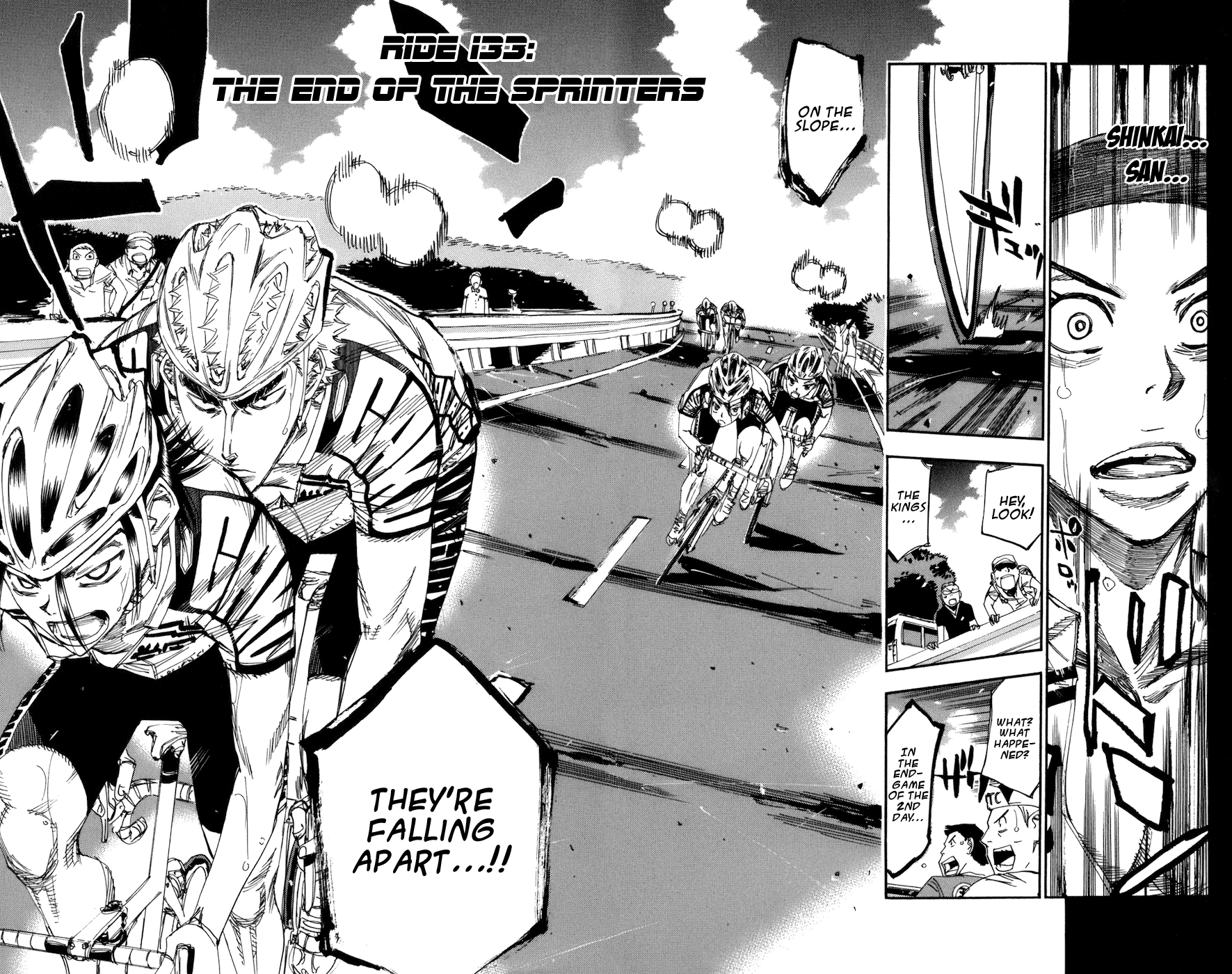 Yowamushi Pedal Chapter 133 page 2 - Chapter 133: The End of the Sprinters