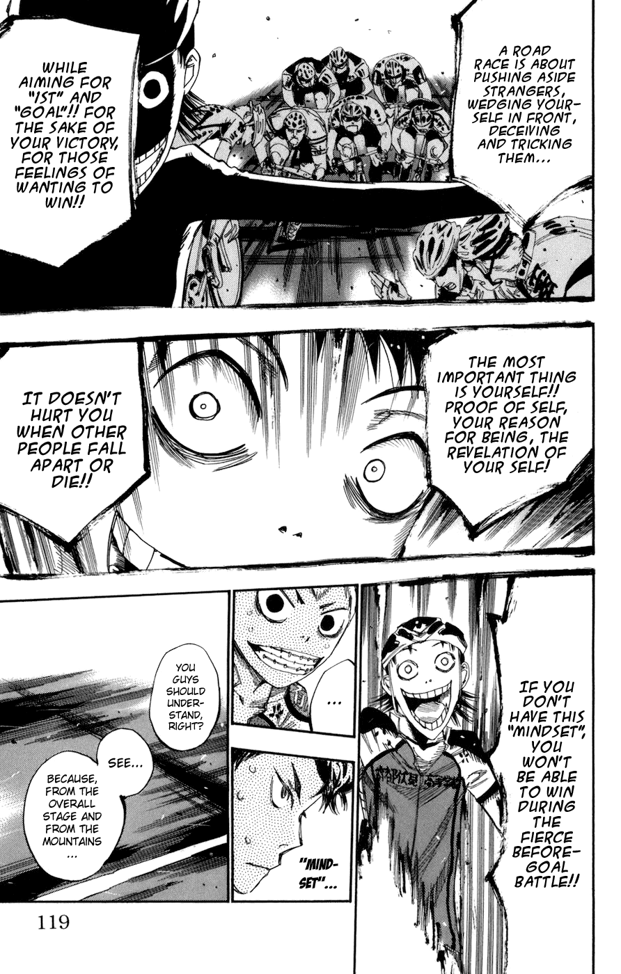 Yowamushi Pedal Chapter 134 page 11 - Chapter 134: Discarded Baggage