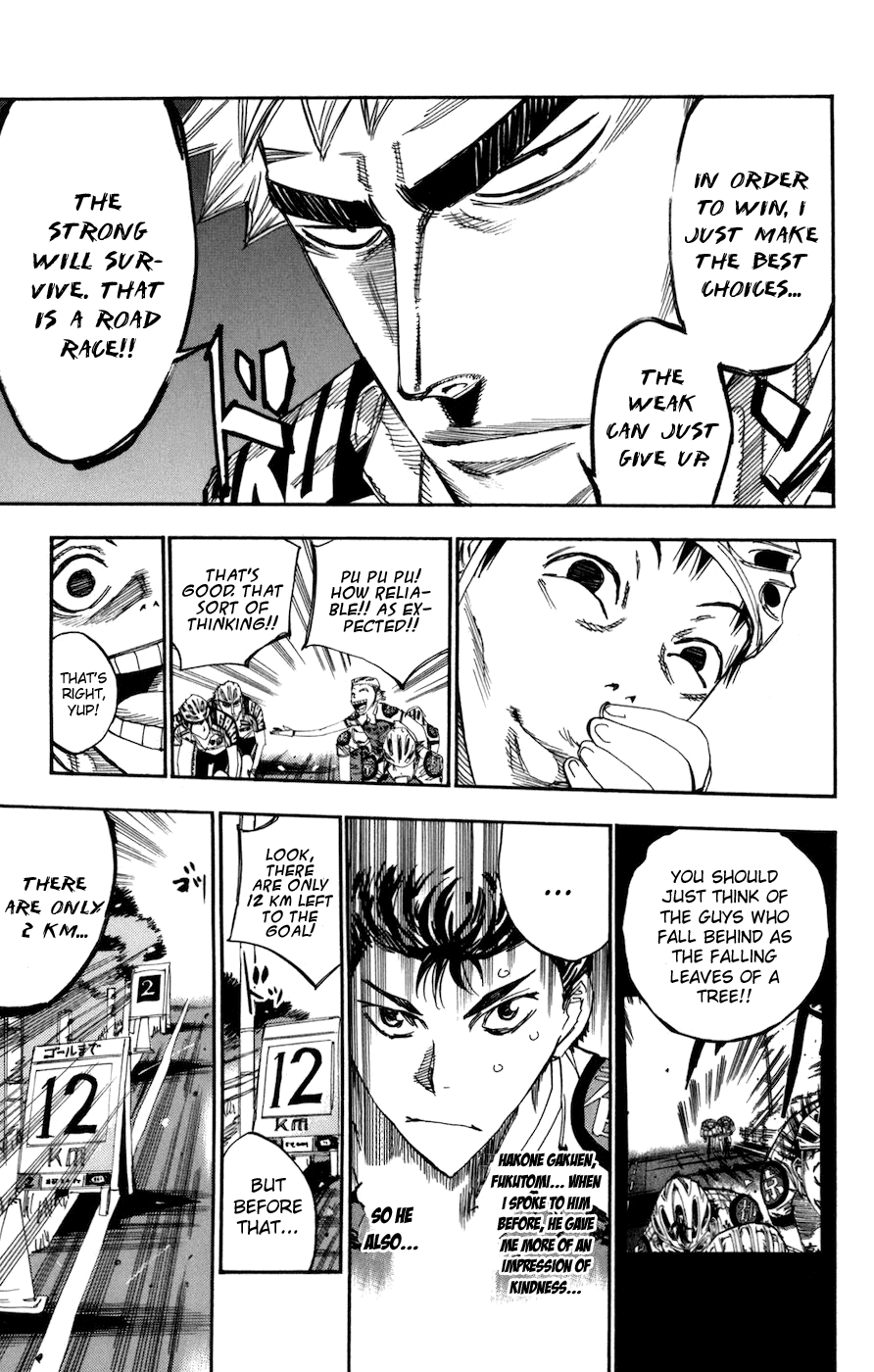 Yowamushi Pedal Chapter 134 page 13 - Chapter 134: Discarded Baggage
