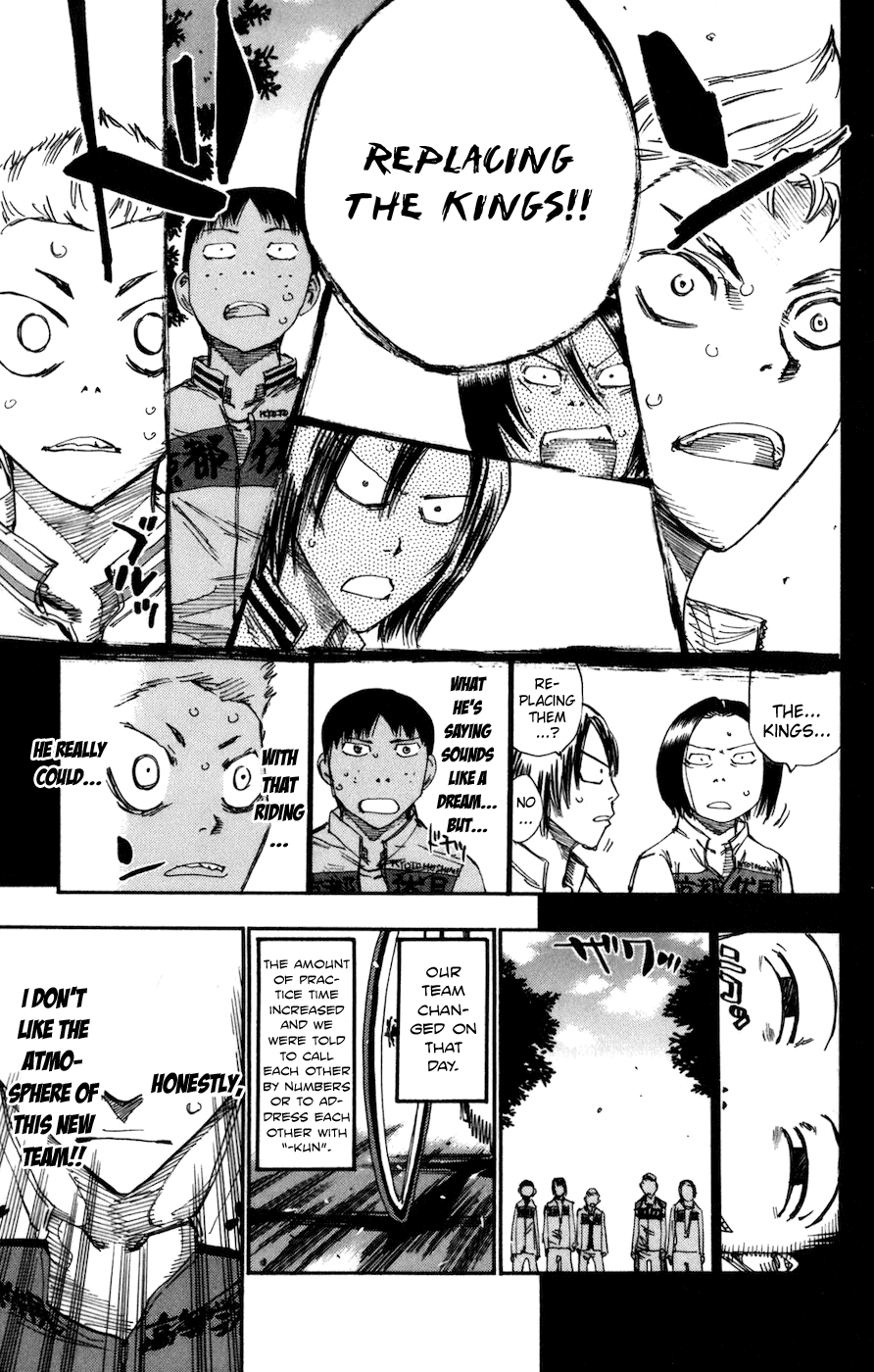 Yowamushi Pedal Chapter 135 page 15 - Chapter 135: Replacing the Kings