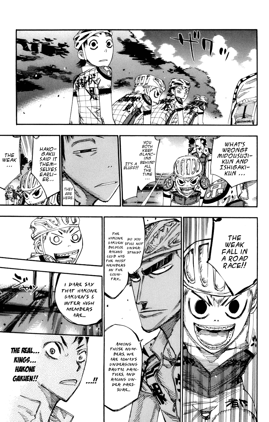 Yowamushi Pedal Chapter 137 page 15 - Chapter 137: Single Digit Zekken