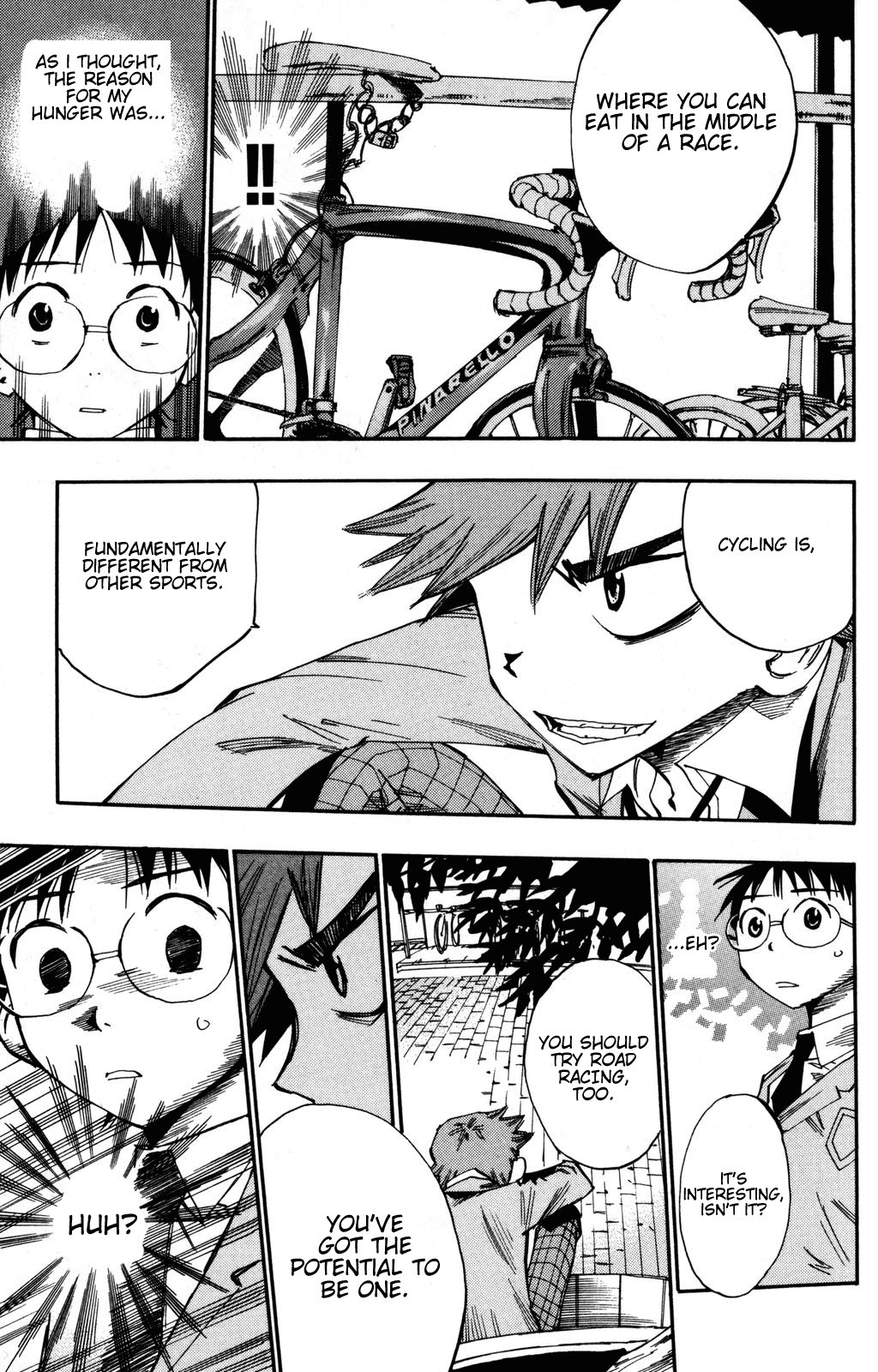 Yowamushi Pedal Chapter 14 page 15 - Chapter 14: Souhoku High's Bicycle Racing Club