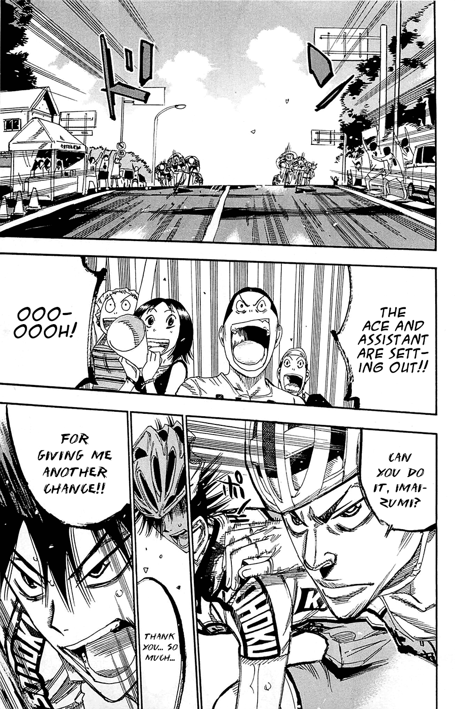 Yowamushi Pedal Chapter 140 page 14 - Chapter 140: The Last Team Strategy