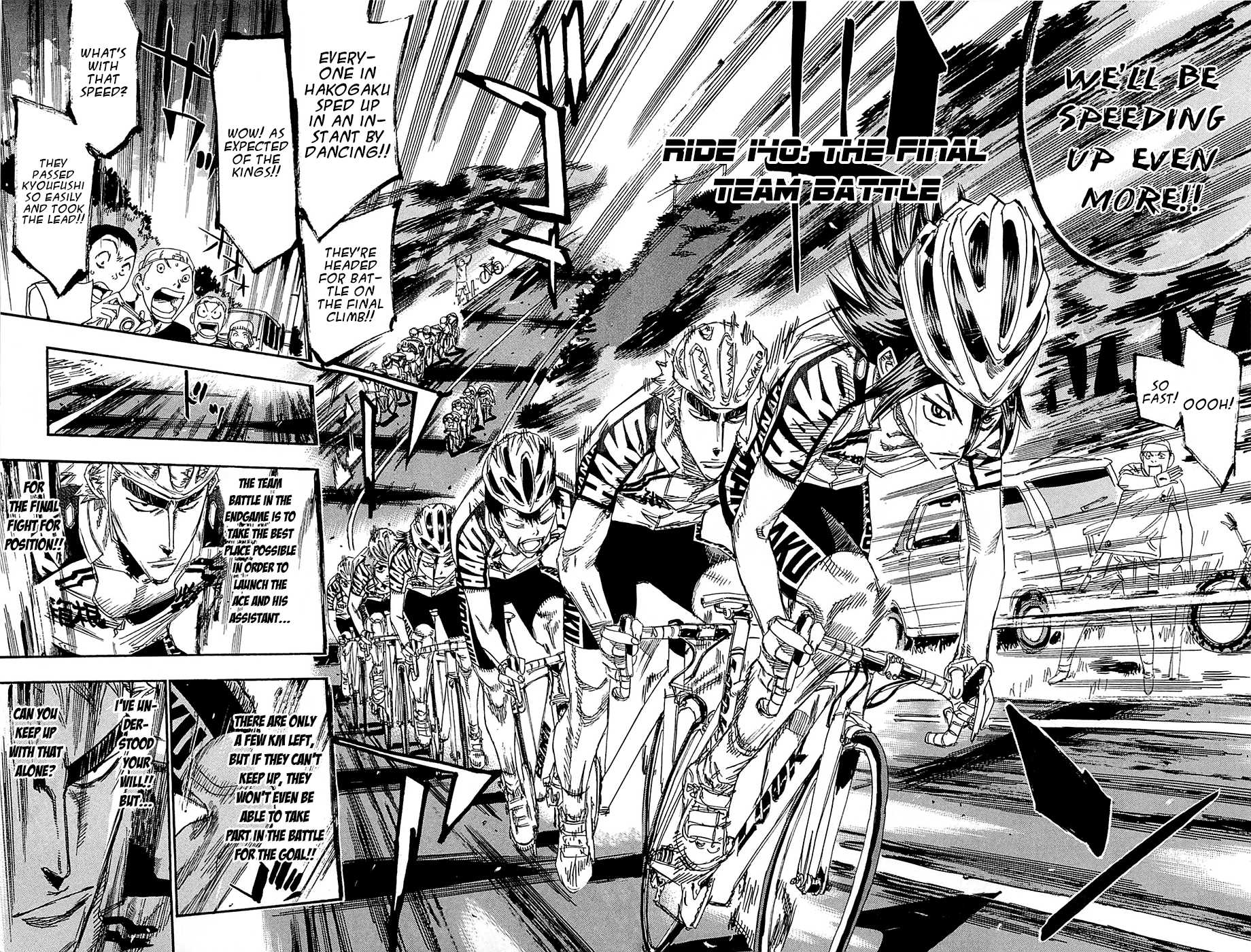 Yowamushi Pedal Chapter 140 page 2 - Chapter 140: The Last Team Strategy
