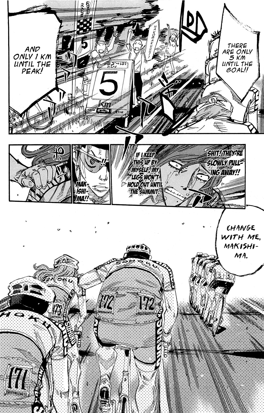 Yowamushi Pedal Chapter 140 page 7 - Chapter 140: The Last Team Strategy