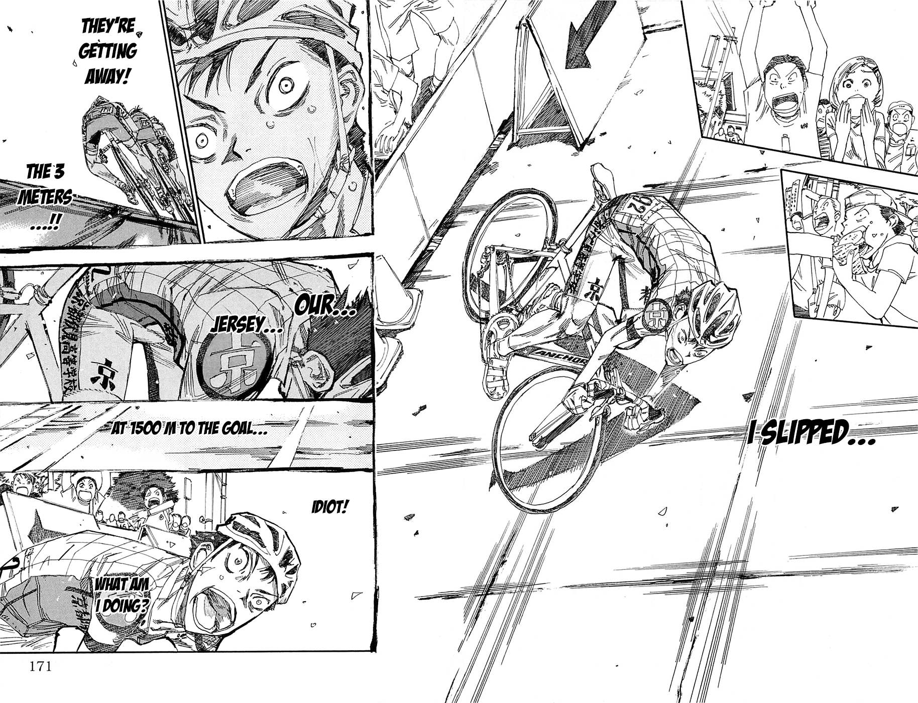 Yowamushi Pedal Chapter 145 page 10 - Chapter 145: The 3 Meters of Perseverance