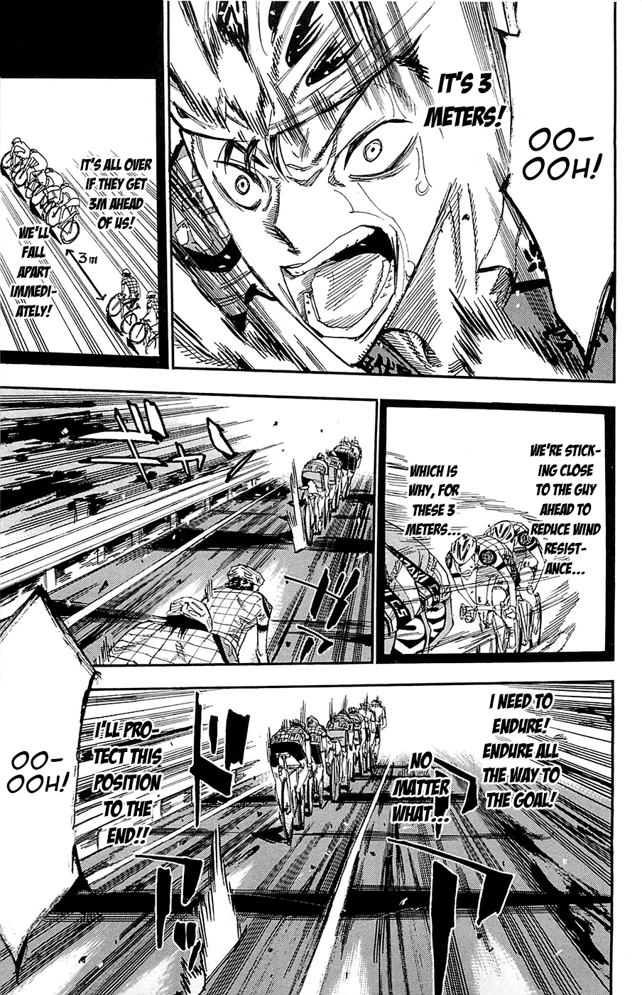 Yowamushi Pedal Chapter 145 page 4 - Chapter 145: The 3 Meters of Perseverance