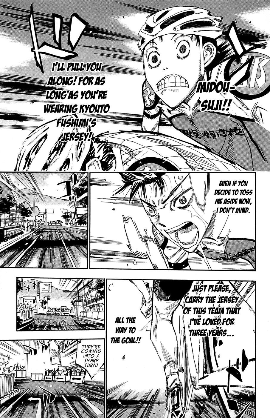 Yowamushi Pedal Chapter 145 page 8 - Chapter 145: The 3 Meters of Perseverance