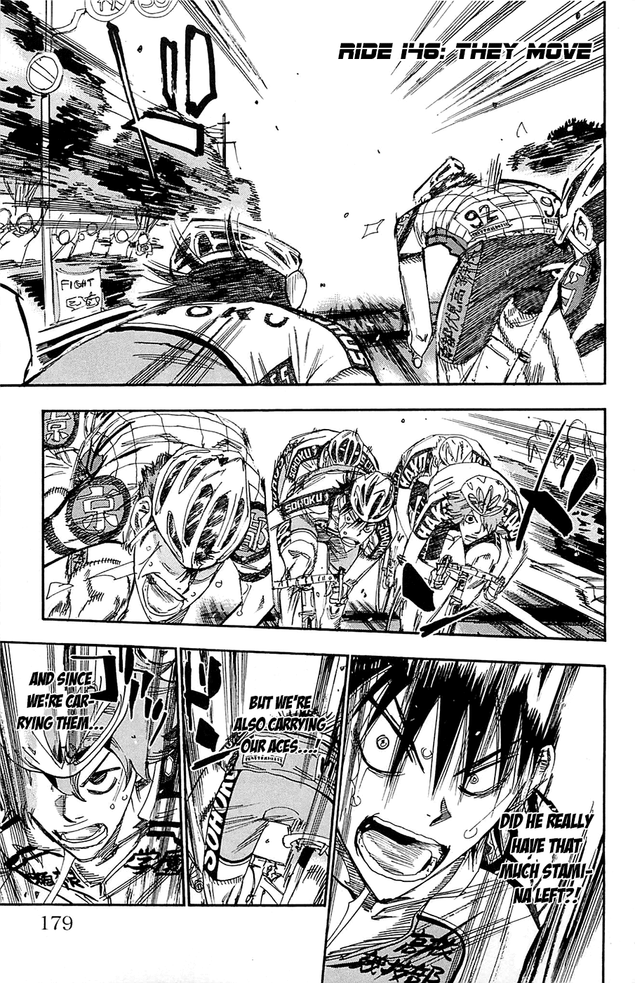 Yowamushi Pedal Chapter 146 page 1 - Chapter 146: Movement