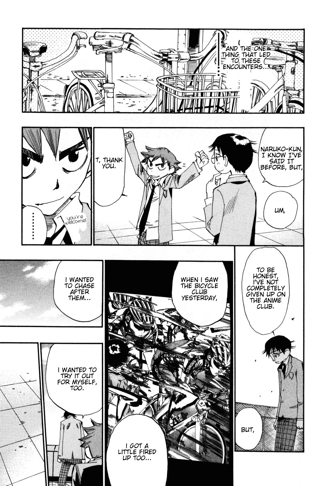 Yowamushi Pedal Chapter 15 page 10 - Chapter 15: If I Have the Potential...