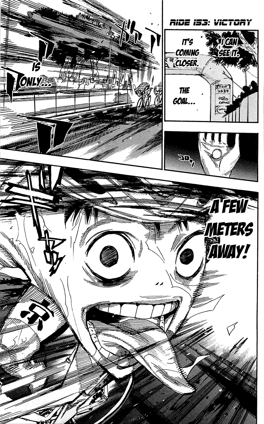 Yowamushi Pedal Chapter 153 page 1 - Chapter 153: Victory