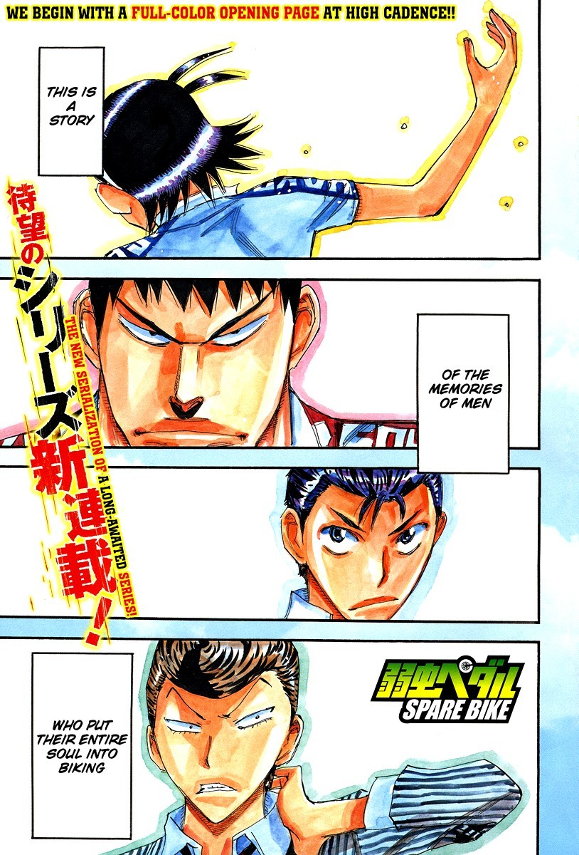 Yowamushi Pedal Chapter 154.1 page 2 - Chapter 154.001
