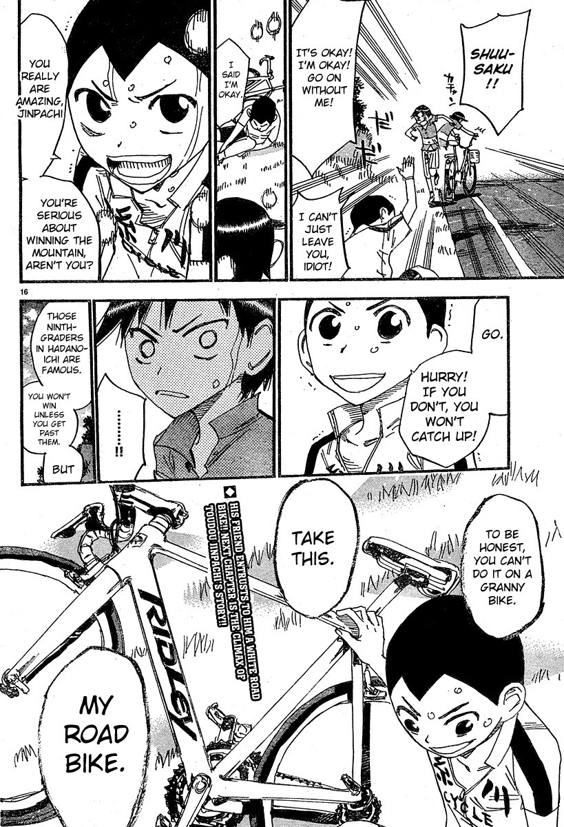 Yowamushi Pedal Chapter 154.3 page 17 - Chapter 154.003
