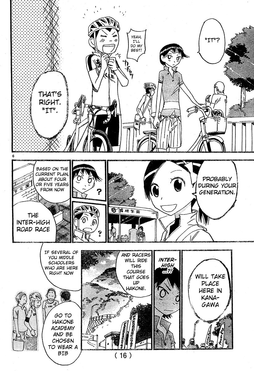 Yowamushi Pedal Chapter 154.3 page 8 - Chapter 154.003