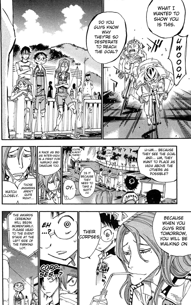 Yowamushi Pedal Chapter 155 page 12 - Chapter 155: Souhoku in 2nd Place