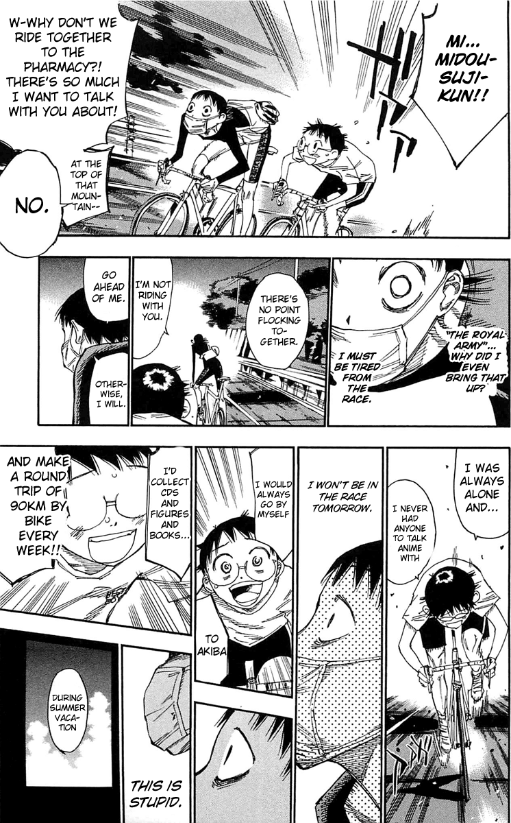 Yowamushi Pedal Chapter 156 page 15 - Chapter 156: Midousuji's Decision